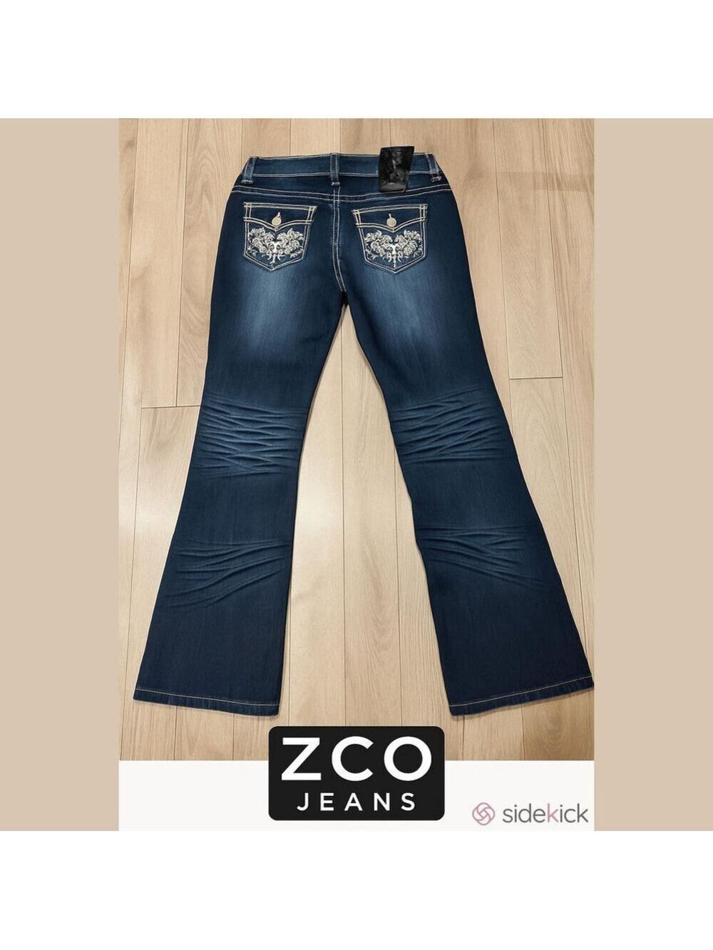 ZCO Jeans Size 13 Dark Wash Rhinestone NWT